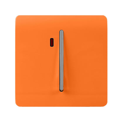 Trendi Switch 1 Gang 20 Amp Heavy Duty Rocker Switch in Sunset Orange