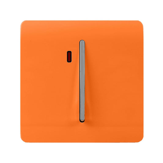 Trendi Switch 1 Gang 20 Amp Heavy Duty Rocker Switchin Sunset Orange