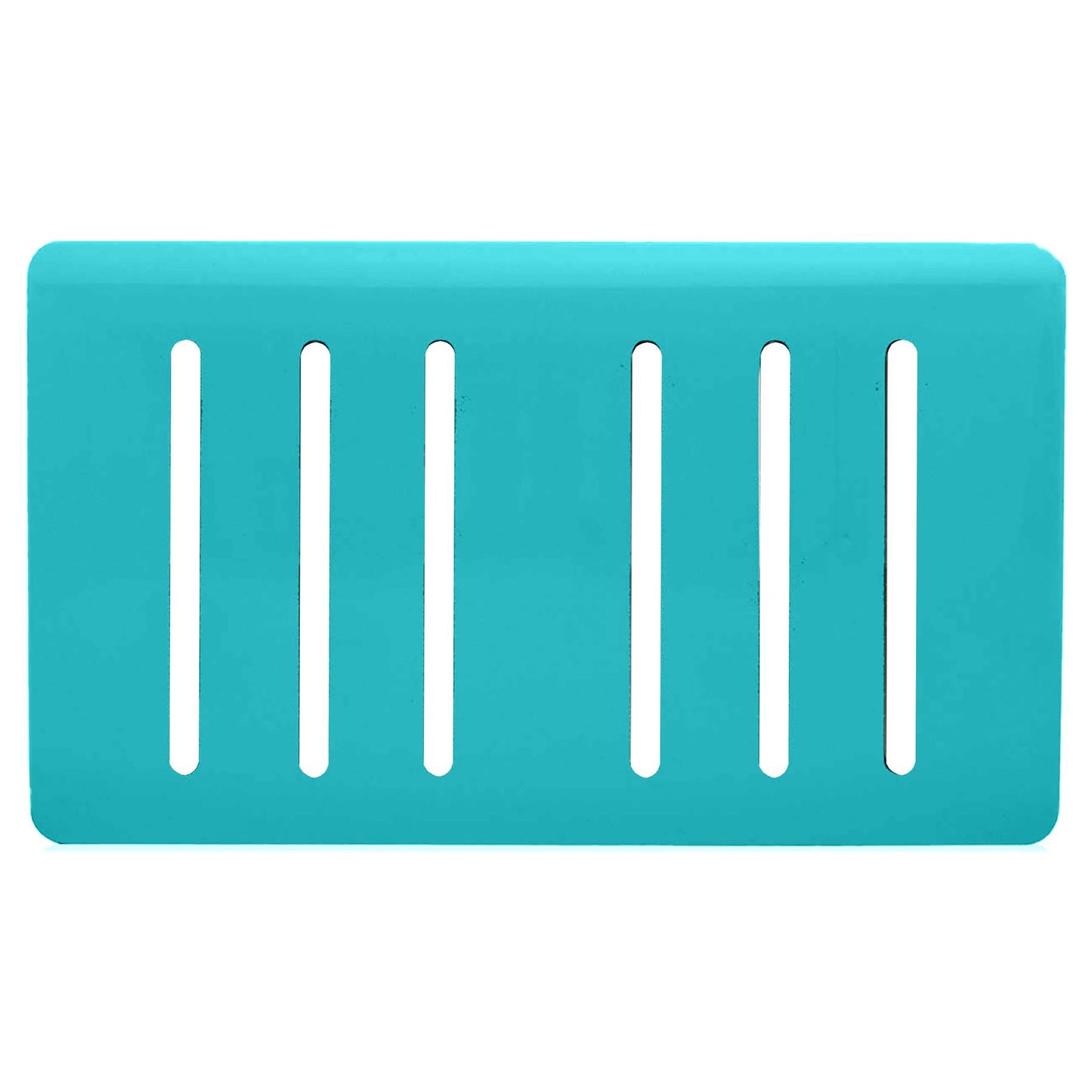 Trendi Switch 6 Gang Spare Faceplate for Modern Designer Light Switch in Bright Teal