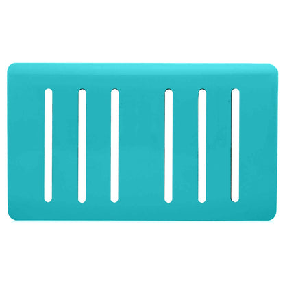 Trendi Switch 6 Gang Spare Faceplate for Modern Designer Light Switch in Bright Teal