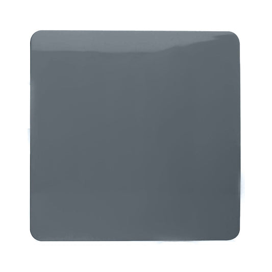 Trendi Switch Single Blanking Platein Warm Grey