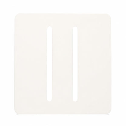 Trendi SPARE FACEPLATE For 2 Gang 2 Way 10 Amp Rocker Light Switch Matt White