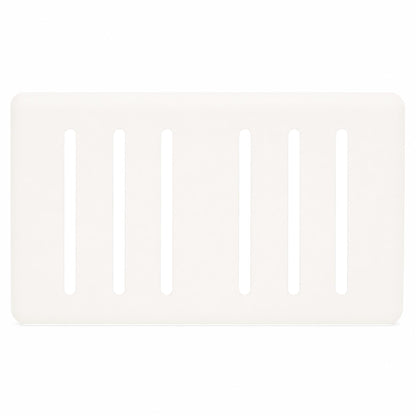 Trendi Switch 6 Gang Spare Faceplate for Modern Designer Light Switch in Matt White