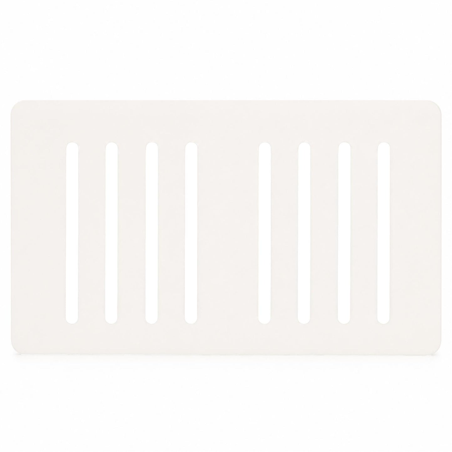 Trendi Switch 8 Gang Spare Faceplate for Modern Designer Light Switch in Matt White