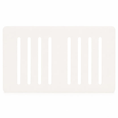 Trendi Switch 8 Gang Spare Faceplate for Modern Designer Light Switch in Matt White