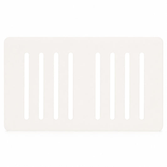 Trendi Switch 8 Gang Spare Faceplate for Modern Designer Light Switch in Matt White