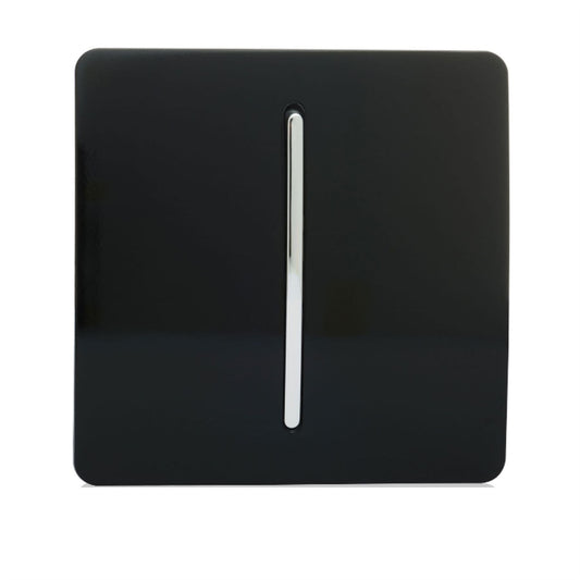 Trendi Switch 10A Triple Pole Bathroom Fan Isolator Switchin Piano Black