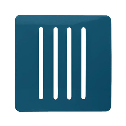 Trendi Switch 4 Gang Spare Faceplate for Modern Designer Light Switch in Midnight Blue