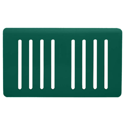Trendi Switch 8 Gang Spare Faceplate for Modern Designer Light Switch in Dark Forest Green