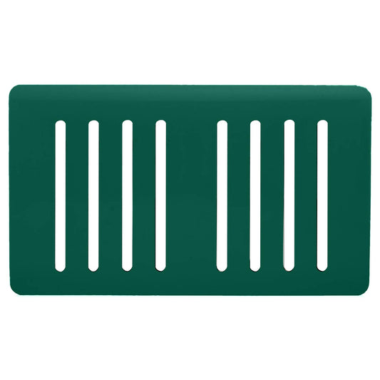 Trendi Switch 8 Gang Spare Faceplate for Modern Designer Light Switch in Dark Forest Green