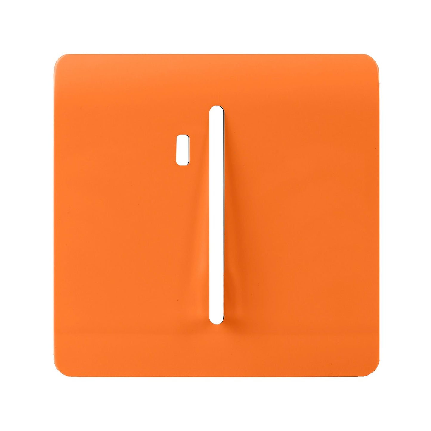 Trendi Switch 1 Gang Spare Faceplate For Modern Designer Heavy Duty Switch in Sunset Orange
