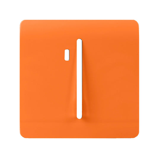 Trendi Switch 1 Gang Spare Faceplate For Modern Designer Heavy Duty Switch in Sunset Orange