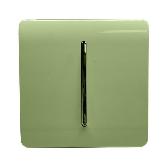Trendi Switch 1 Gang 1 or 2 way Rocker Light Switchin Moss Green