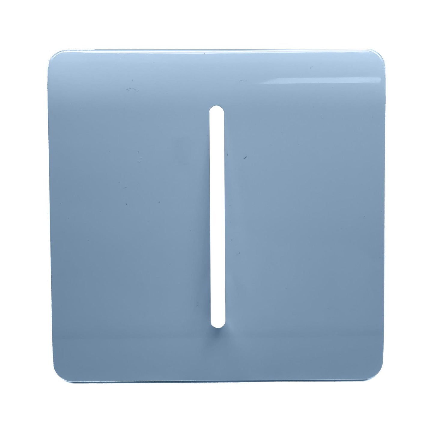 Trendi Switch 1 Gang Spare Faceplate for Modern Designer Light Switch in Sky Blue