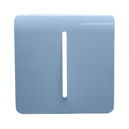 Trendi Switch 1 Gang Spare Faceplate for Modern Designer Light Switch in Sky Blue