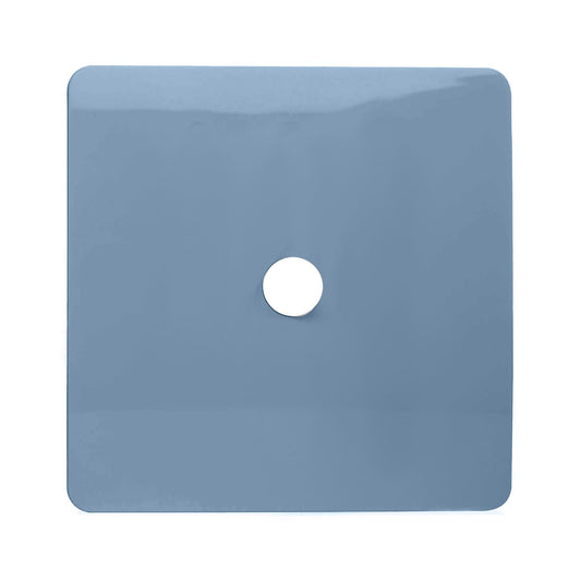 Trendi Switch 1 Gang Spare Faceplate For Co-Axial Modern Designer Television Socket in Sky Blue
