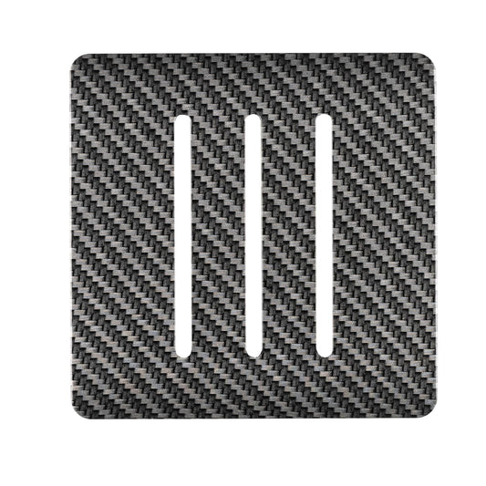 Trendi Switch 3 Gang Spare Faceplate for Modern Designer Light Switch in Carbon Fibre