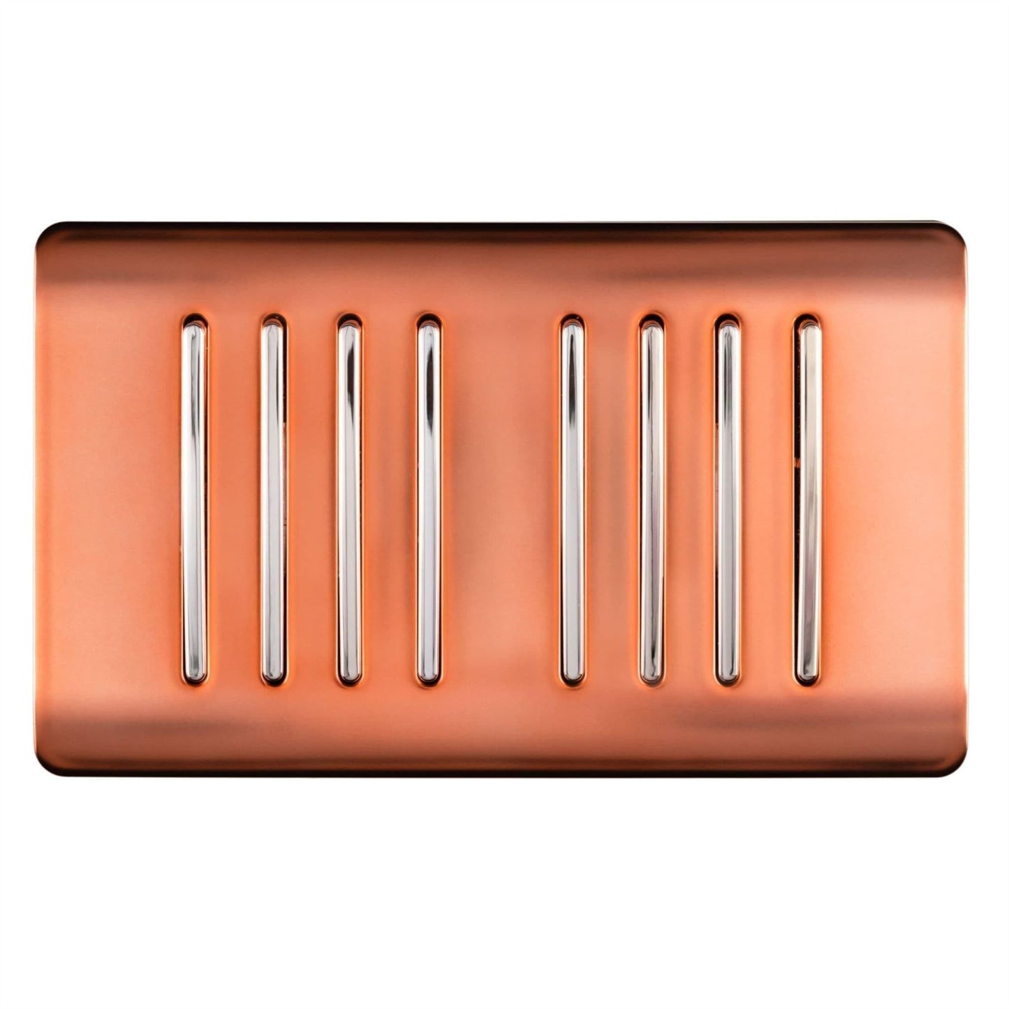 Trendi Switch 8 Gang Spare Faceplate for Modern Designer Light Switch in Copper