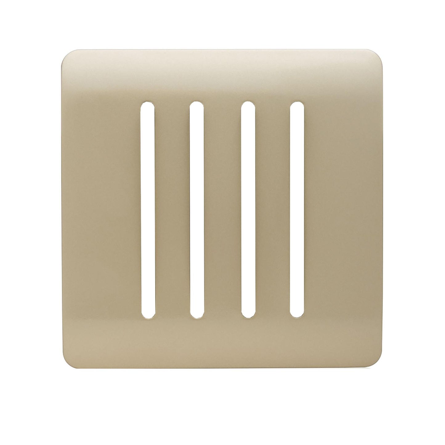 Trendi SPARE FACEPLATE For 4 Gang 2 Way  10 Amp Rocker Light Switch Gold