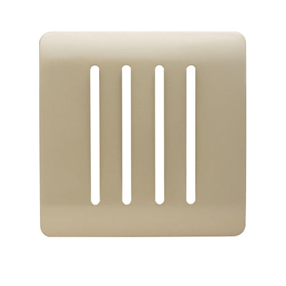 Trendi SPARE FACEPLATE For 4 Gang 2 Way  10 Amp Rocker Light Switch Gold