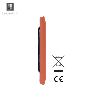 Trendi Switch Double Blanking Plate in Copper