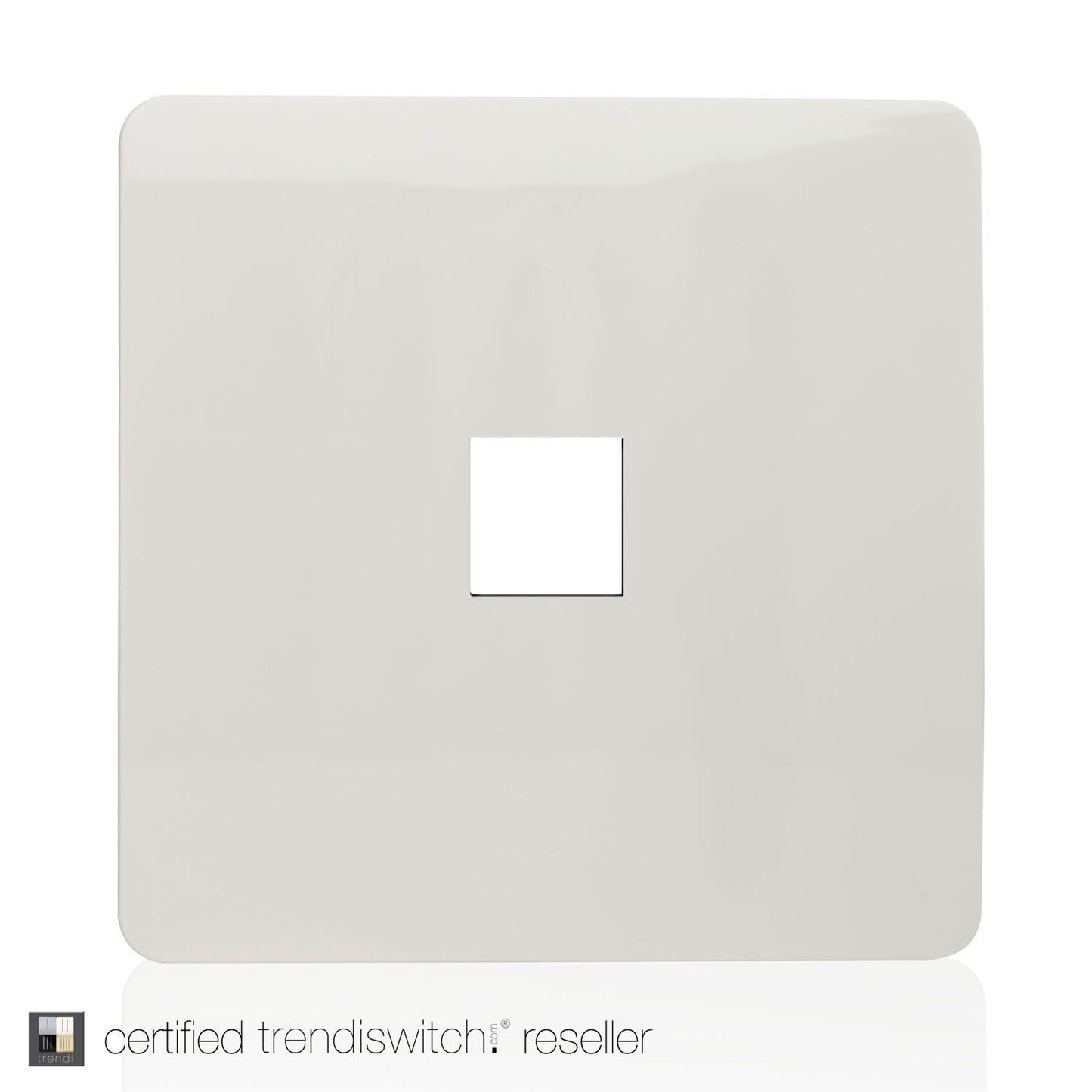 Trendi SPARE FACEPLATE For Artistic Modern Telephone Socket White ART-TLPWH-SP