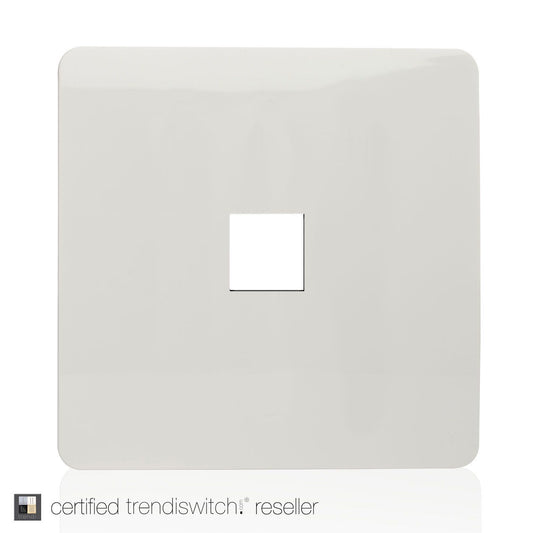 Trendi SPARE FACEPLATE For Artistic Modern Telephone Socket White ART-TLPWH-SP