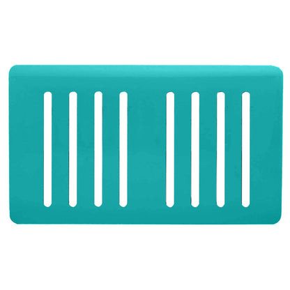 Trendi Switch 8 Gang Spare Faceplate for Modern Designer Light Switch in Bright Teal