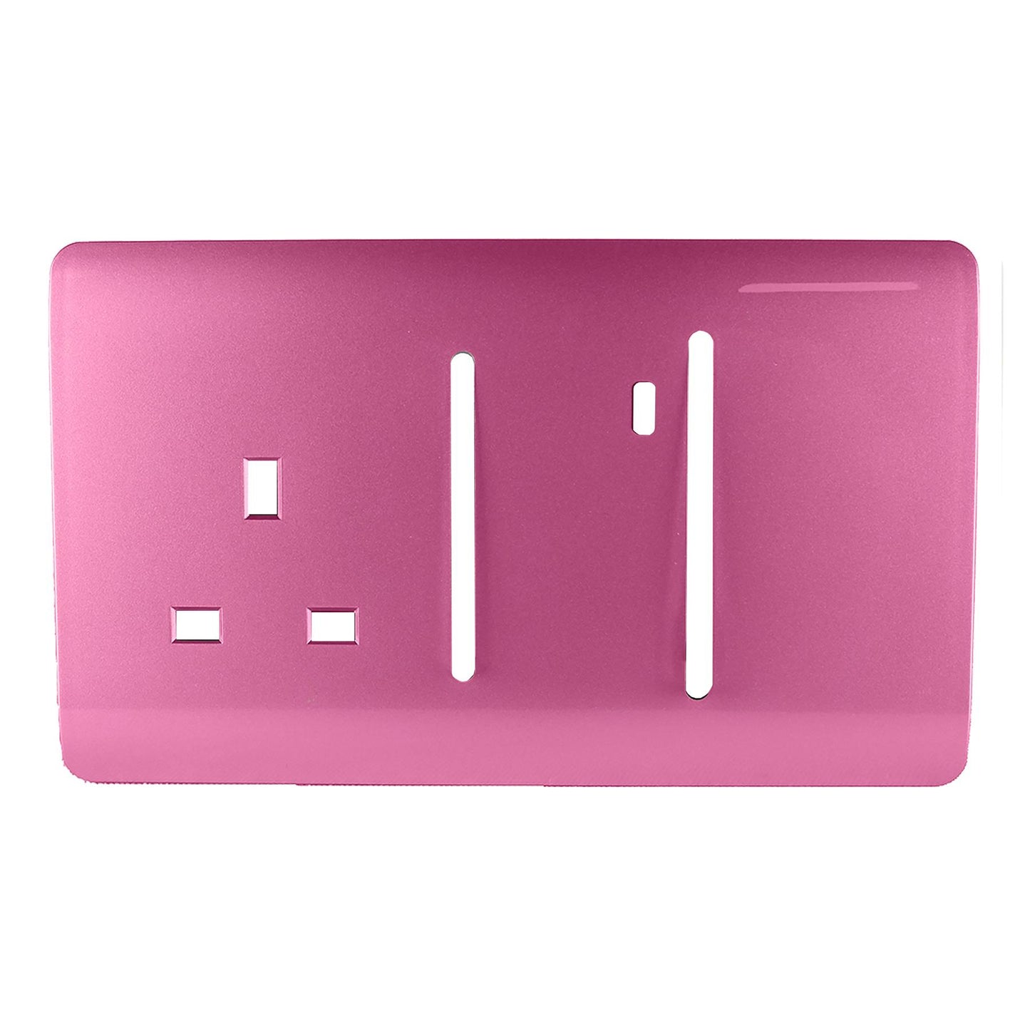 Trendi Switch Spare Faceplate For Cooker Switch & Plug Socket with Neon in Candy Pink