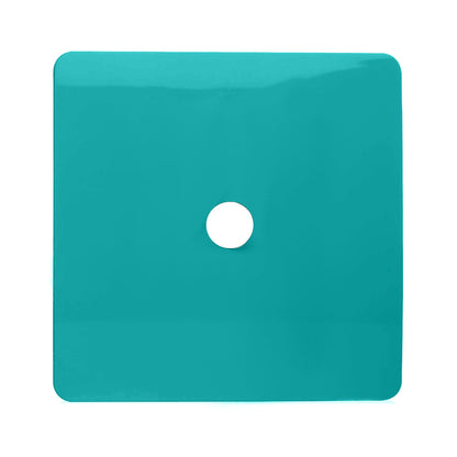 Trendi Switch 1 Gang Spare Faceplate For Co-Axial Modern Designer Television Socket in Bright Teal