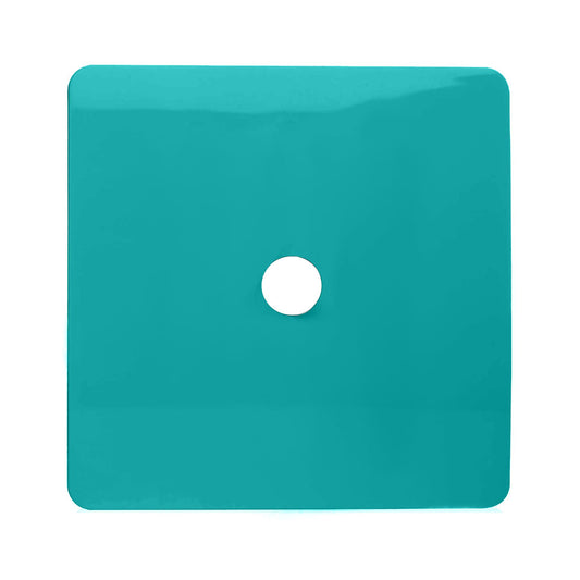 Trendi Switch 1 Gang Spare Faceplate For Co-Axial Modern Designer Television Socket in Bright Teal