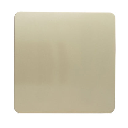 Trendi Switch Single Blanking Plate in Champagne Gold