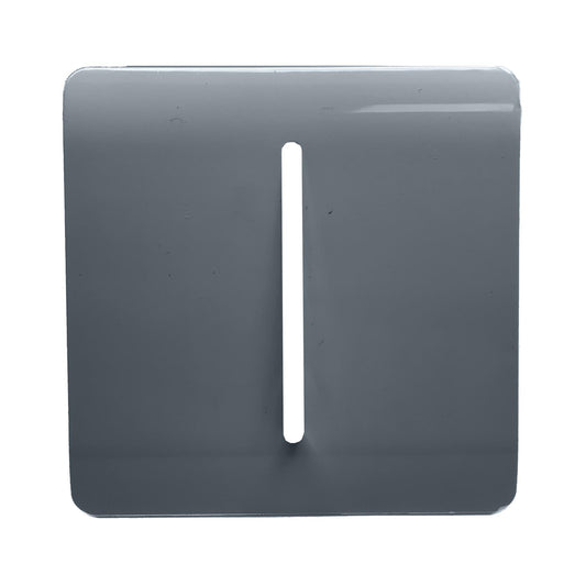 Trendi Switch 1 Gang Spare Faceplate for Modern Designer Light Switch in Warm Grey