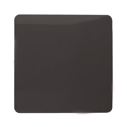 Trendi Switch Single Blanking Plate in Dark Mocha Brown