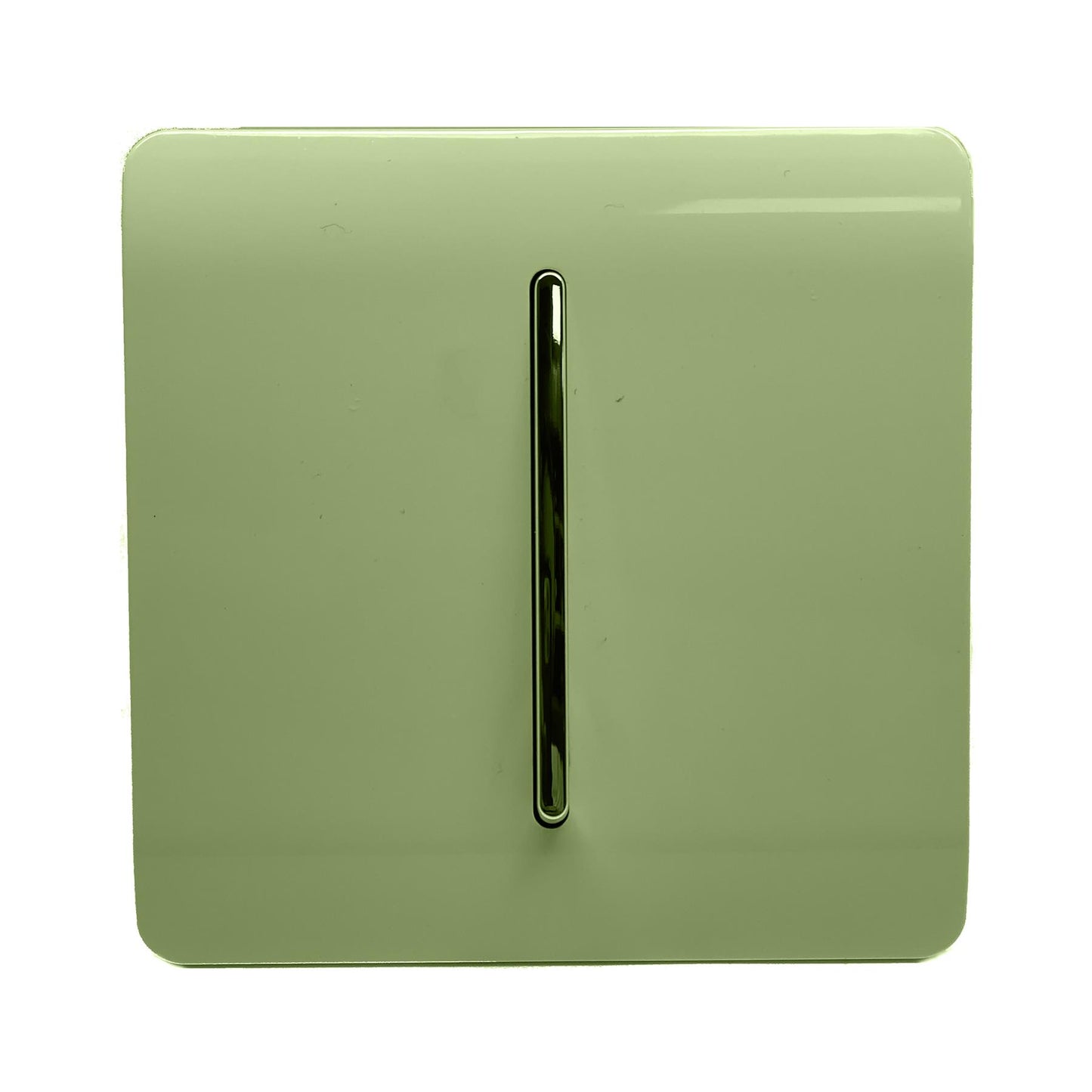 Trendi Switch 1 Gang Retractive Home Automation Switchin Moss Green