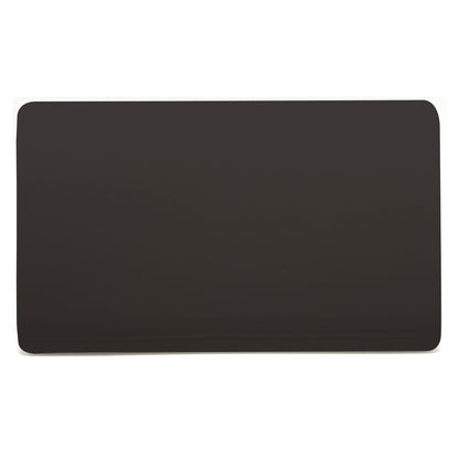 Trendi Switch Double Blanking Plate in Dark Mocha Brown