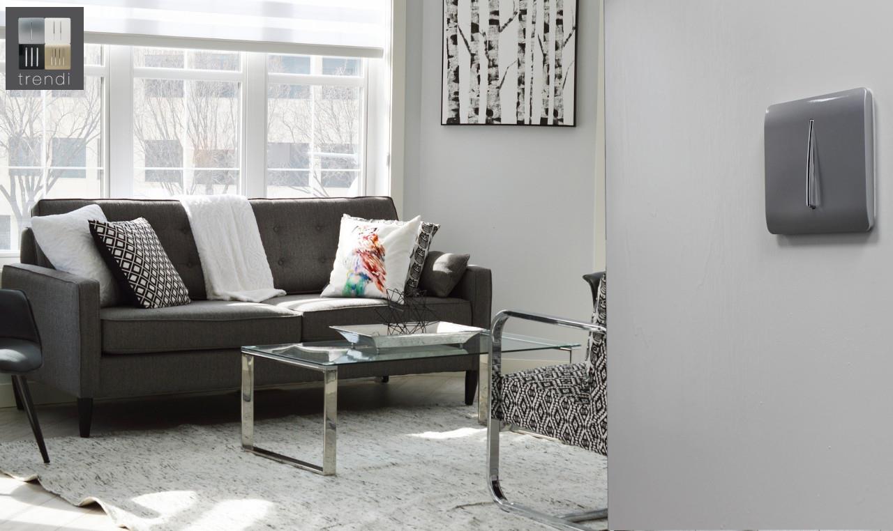 Trendi Switch 1 Gang 1 or 2 way Rocker Light Switchin Platinum Silver