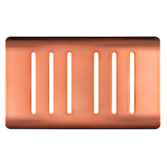 Trendi Switch 6 Gang Spare Faceplate for Modern Designer Light Switch in Copper