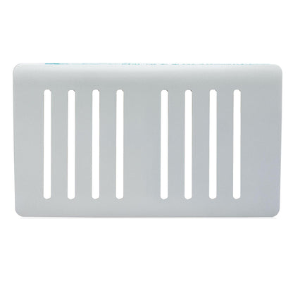 Trendi Switch 8 Gang Spare Faceplate for Modern Designer Light Switch in Platinum Silver