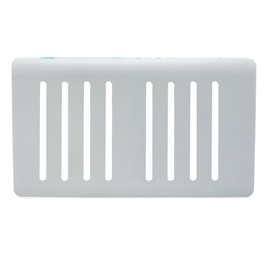Trendi Switch 8 Gang Spare Faceplate for Modern Designer Light Switch in Platinum Silver