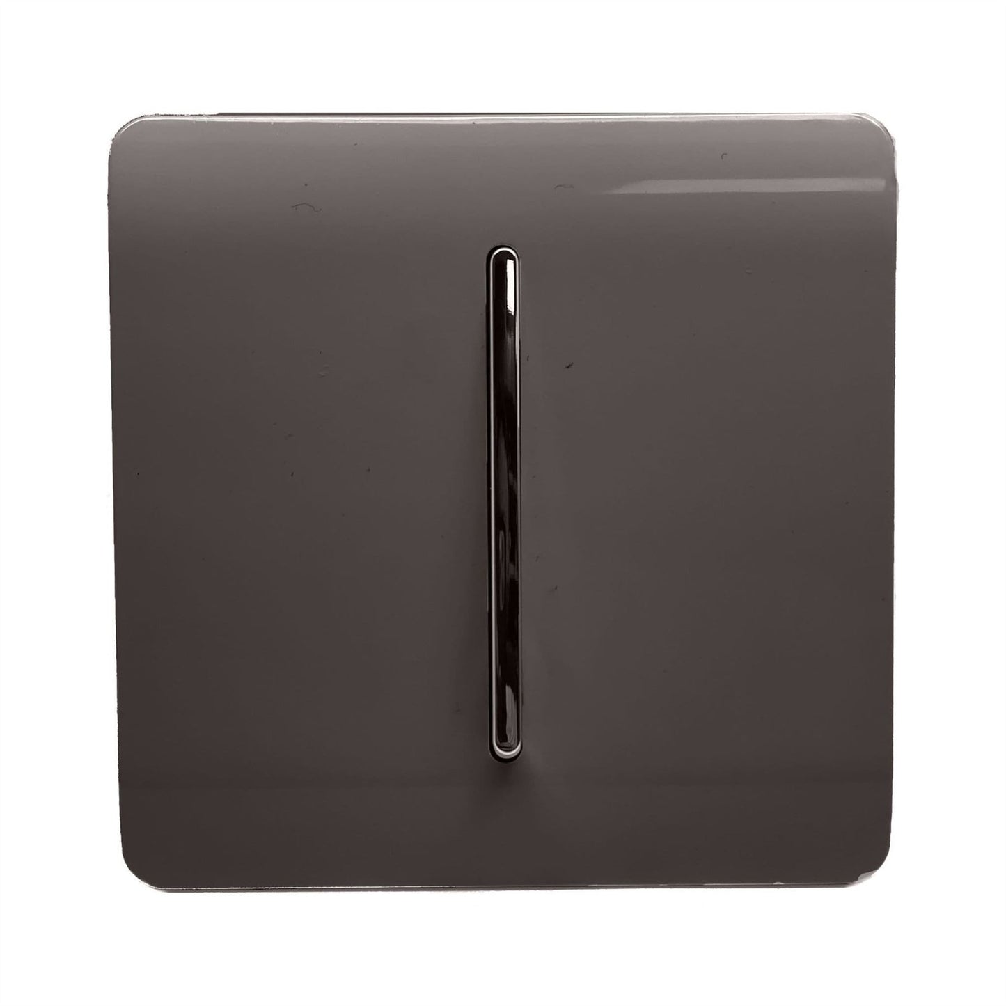 Trendi Switch 1 Gang 1 or 2 way Rocker Light Switchin Dark Mocha Brown