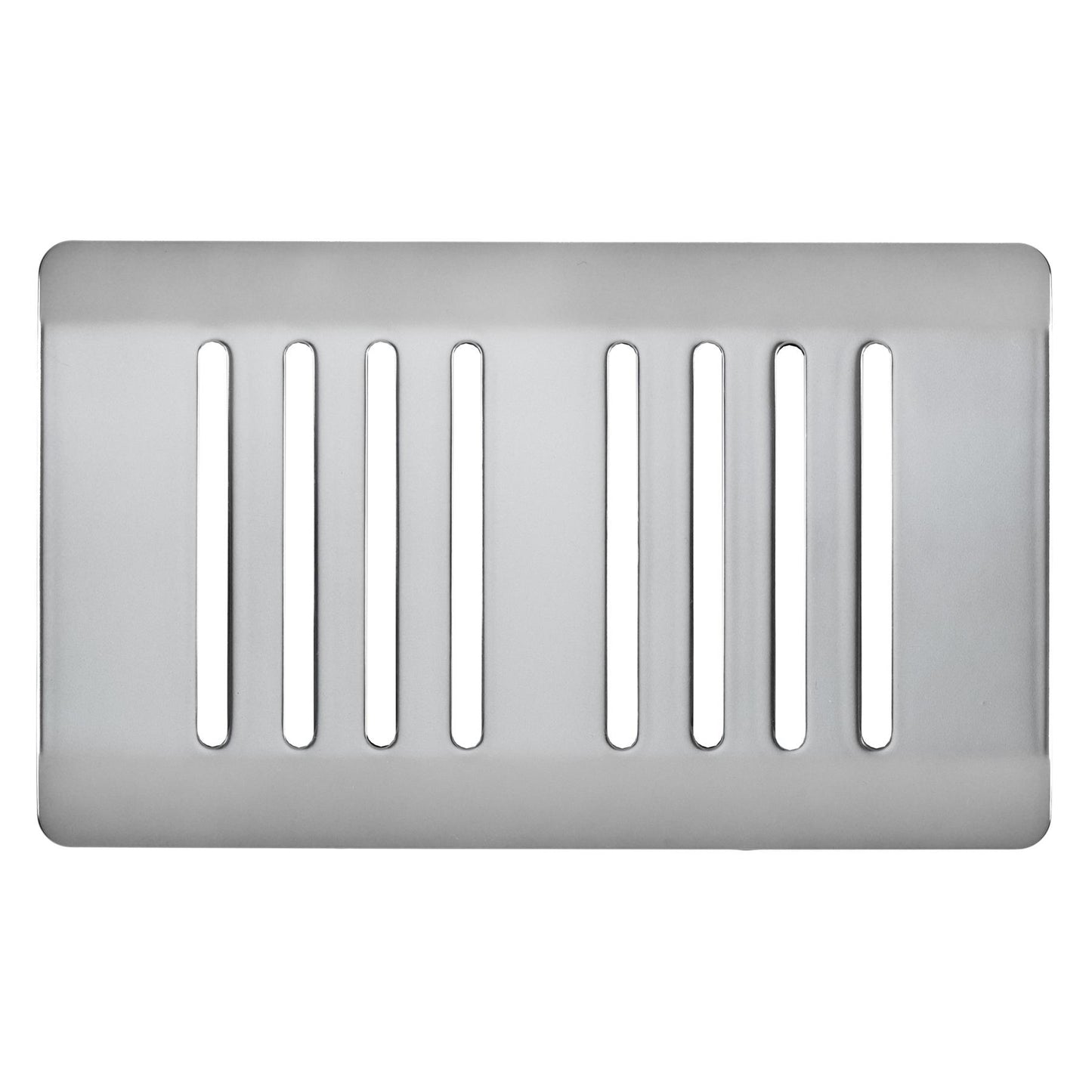 Trendi Switch 8 Gang Spare Faceplate for Modern Designer Light Switch in Brushed Steel