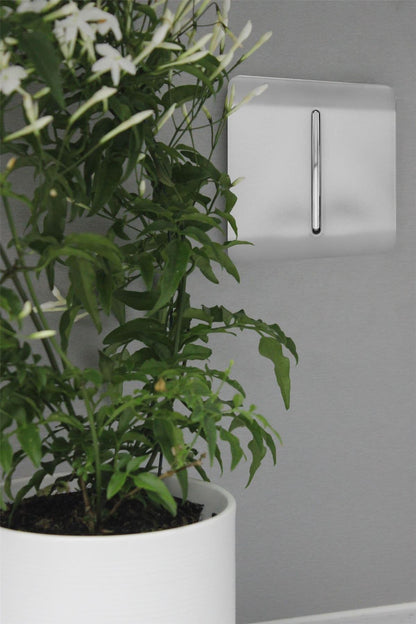 Trendi Switch 1 Gang Intermediate Rocker Light Switch in Brushed Steel