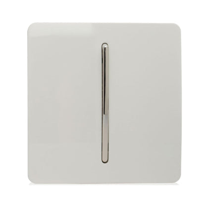 Trendi Switch 1 Gang Retractive Home Automation Switch in Ice White