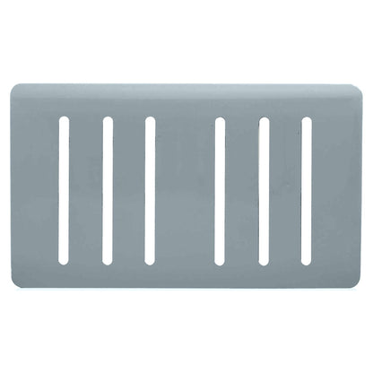 Trendi Switch 6 Gang Spare Faceplate for Modern Designer Light Switch in Cool Grey