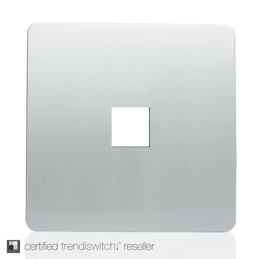 Trendi SPARE FACEPLATE For Artistic Modern Telephone Socket Silver ART-TLPSI-SP