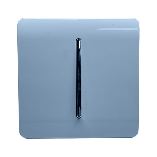 Trendi Switch 1 Gang 1 or 2 way Rocker Light Switchin Sky Blue