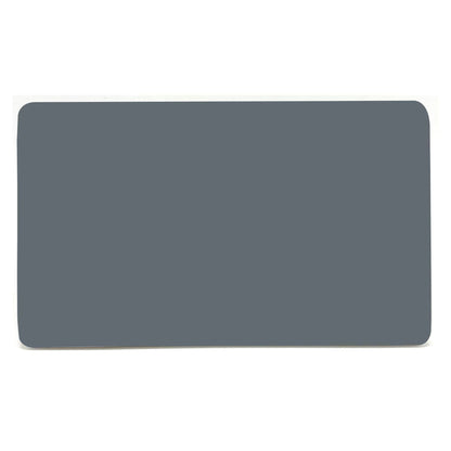Trendi Switch Double Spare Faceplate For Modern Designer Blanking Plate in Warm Grey