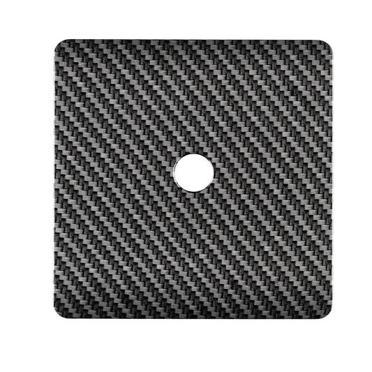 Trendi Switch 1 Gang Spare Faceplate For Co-Axial Modern Designer Television Socket in Carbon Fibre