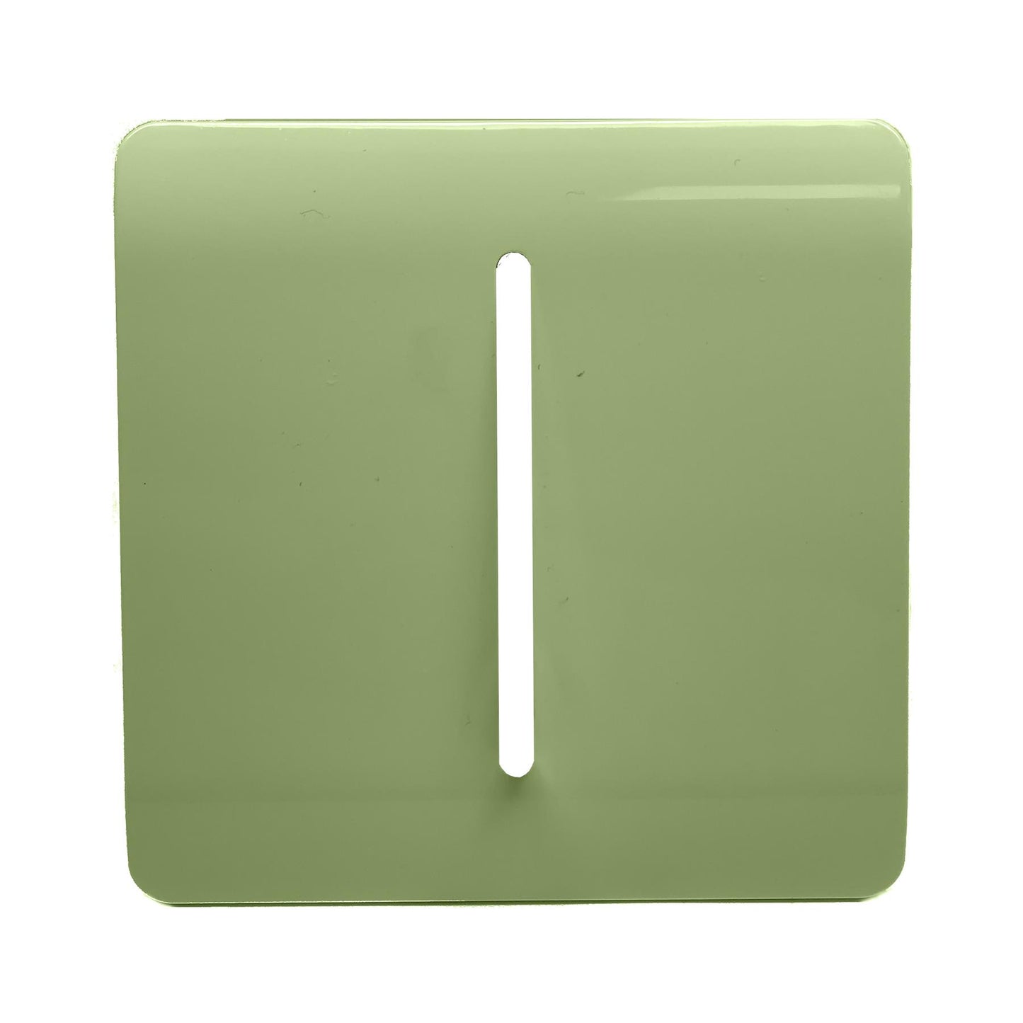 Trendi Switch 1 Gang Spare Faceplate for Modern Designer Light Switch in Moss Green